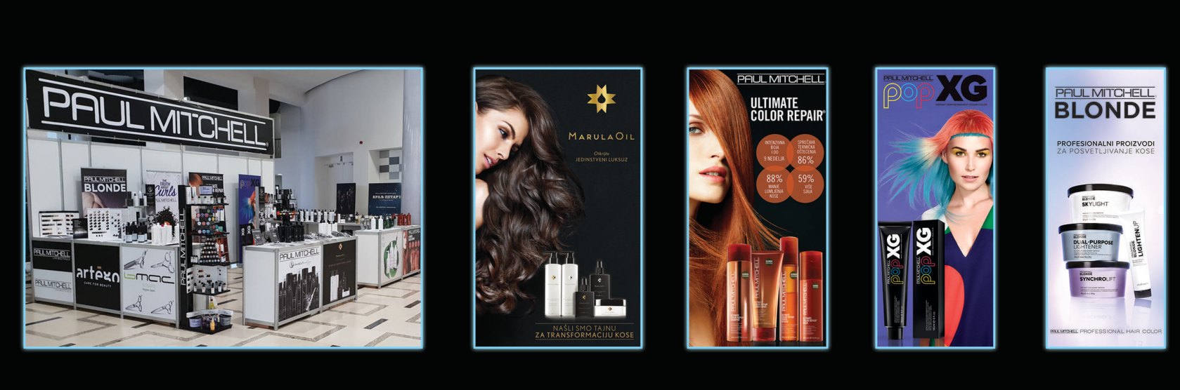 Hair Space & Paul Mitchell — Trade-show & retail